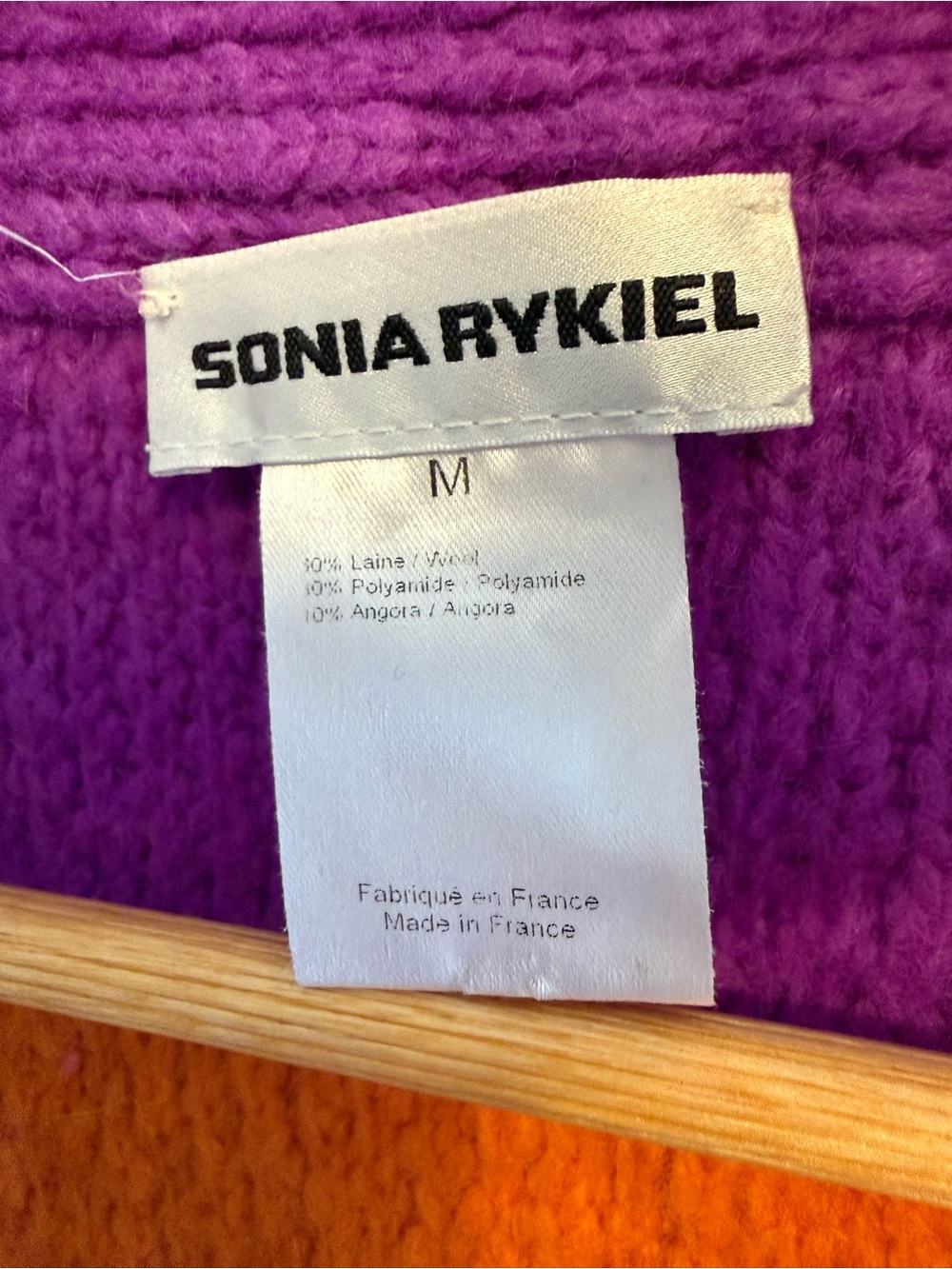Sonia Rykiel Multicolor Striped Bouclé Cardigan - Picture 4 of 9